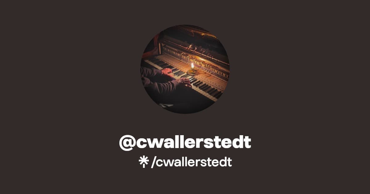 Wallerstedt at the piano